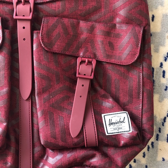 NWT Herschel Supply wine Dawson backpack - Picture 4 of 6
